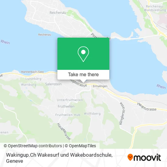 Wakingup.Ch Wakesurf und Wakeboardschule map