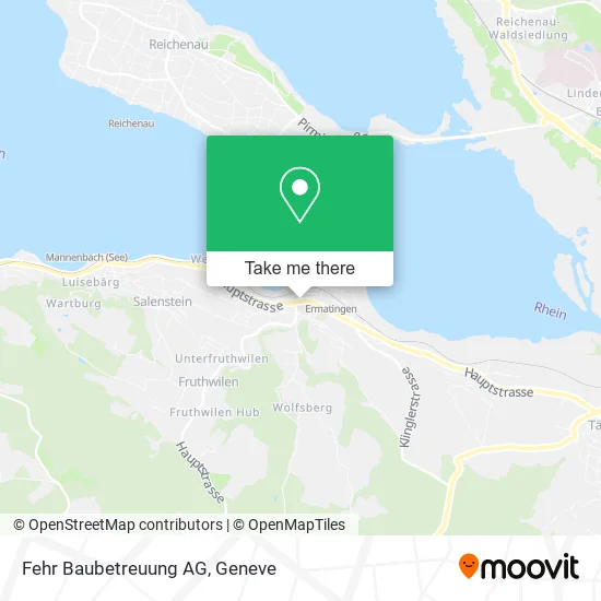 Fehr Baubetreuung AG map