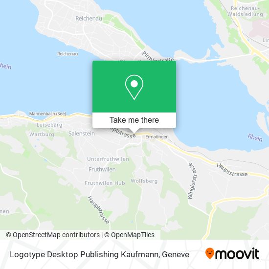 Logotype Desktop Publishing Kaufmann map