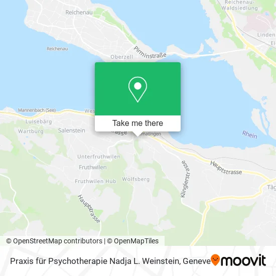 Praxis für Psychotherapie Nadja L. Weinstein map