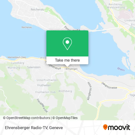 Ehrensberger Radio-TV map