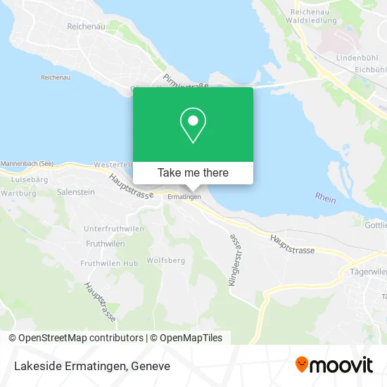 Lakeside Ermatingen map