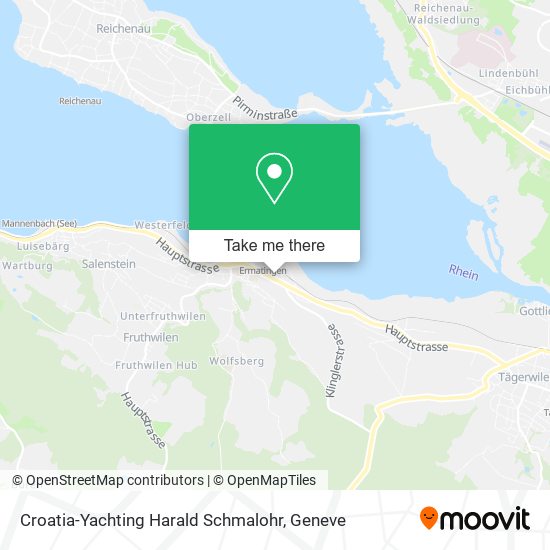 Croatia-Yachting Harald Schmalohr map