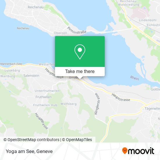 Yoga am See map