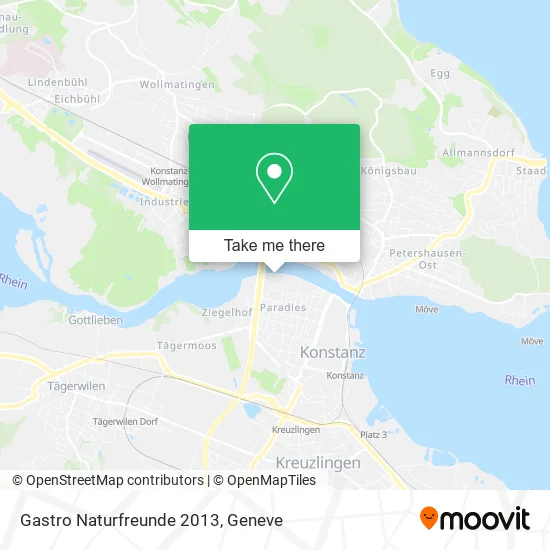 Gastro Naturfreunde 2013 map