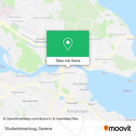 Studentenumzug map