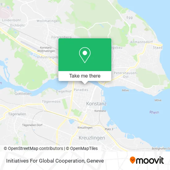 Initiatives For Global Cooperation map