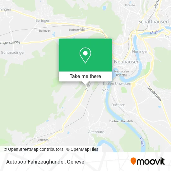 Autosop Fahrzeughandel map