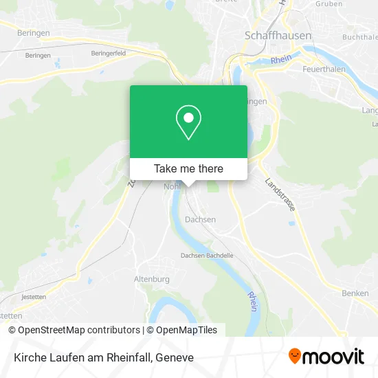 Kirche Laufen am Rheinfall map