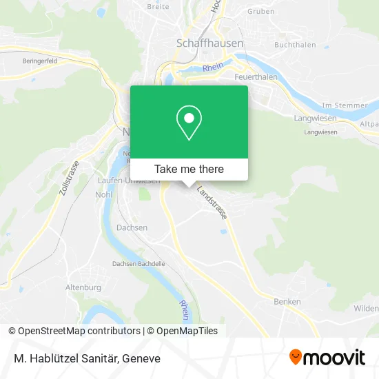 M. Hablützel Sanitär map