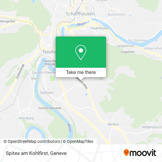 Spitex am Kohlfirst map