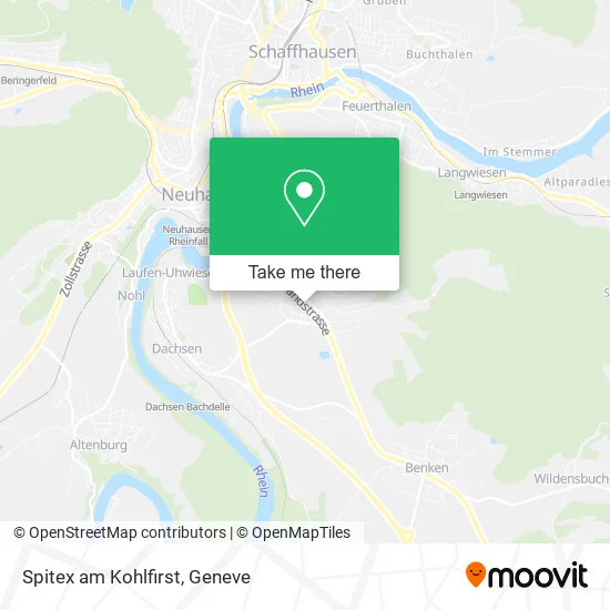 Spitex am Kohlfirst map
