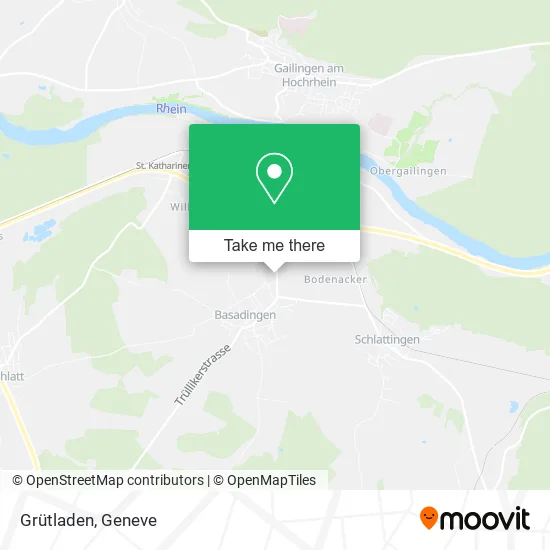 Grütladen map