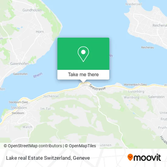 Lake real Estate Switzerland map