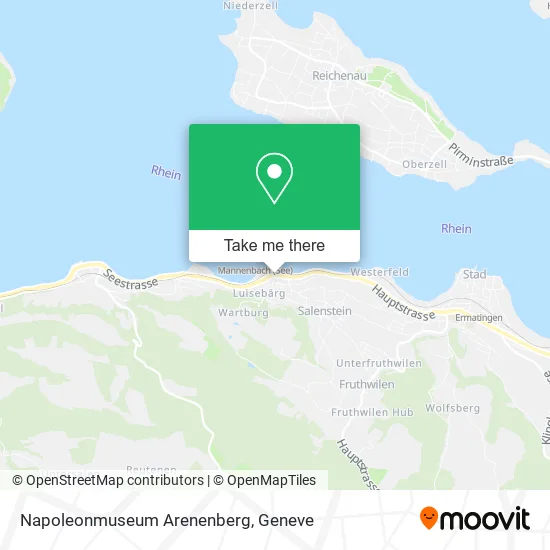 Napoleonmuseum Arenenberg map