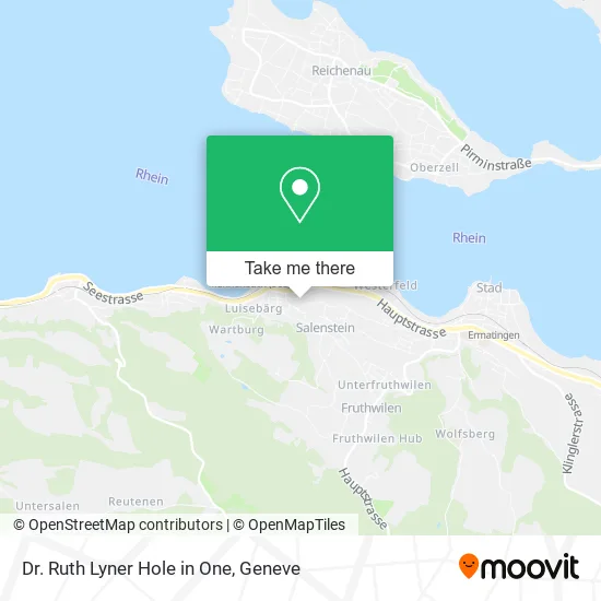 Dr. Ruth Lyner Hole in One map