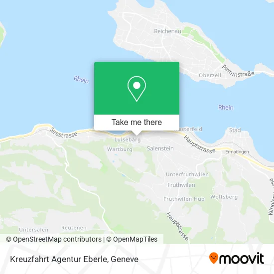 Kreuzfahrt Agentur Eberle map