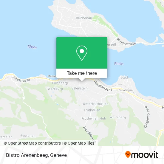 Bistro Arenenbeeg map