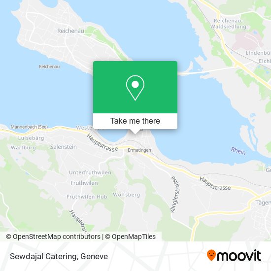 Sewdajal Catering map