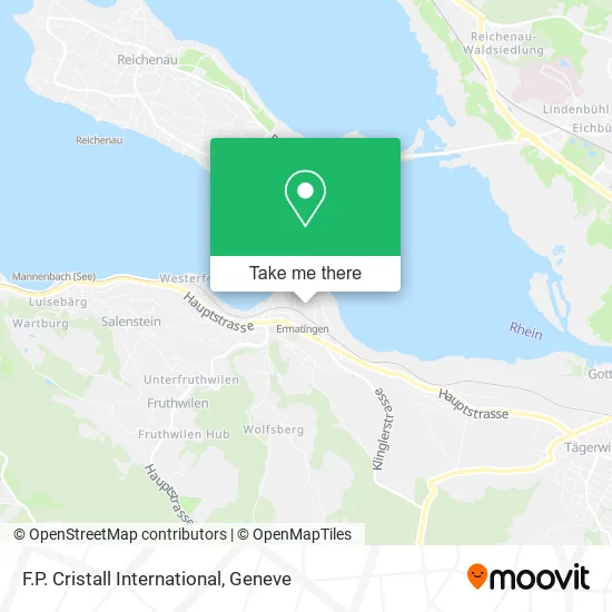 F.P. Cristall International map