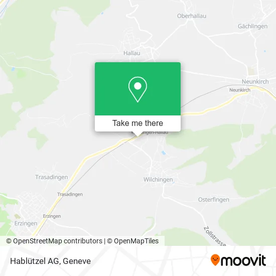Hablützel AG map