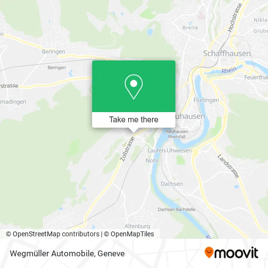 Wegmüller Automobile plan