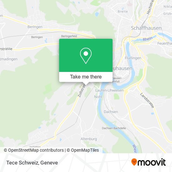 Tece Schweiz map