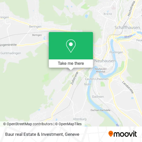 Baur real Estate & Investment map
