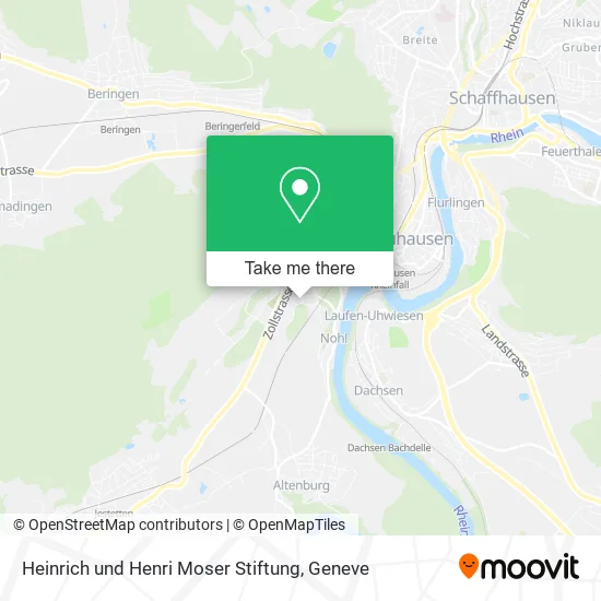 Heinrich und Henri Moser Stiftung map