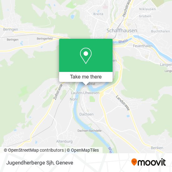 Jugendherberge Sjh map