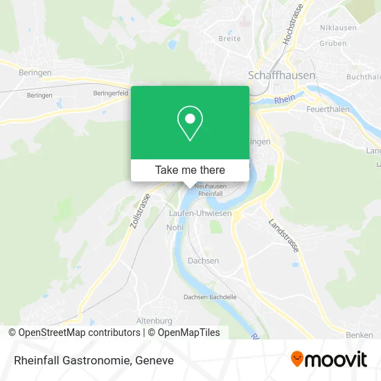 Rheinfall Gastronomie map