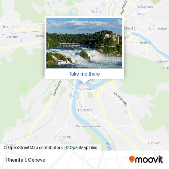 Rheinfall map