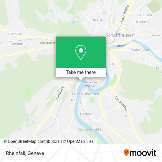 Rheinfall map
