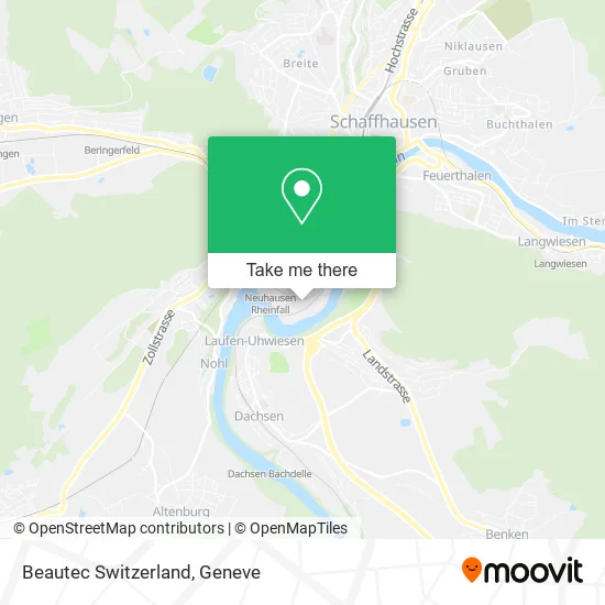 Beautec Switzerland map