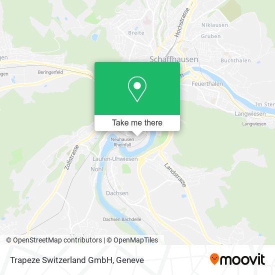 Trapeze Switzerland GmbH map