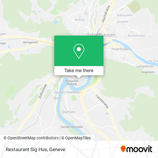 Restaurant Sig Hus map