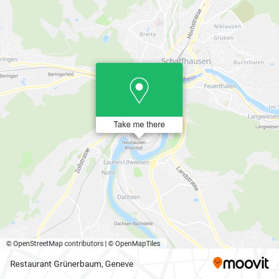 Restaurant Grünerbaum map