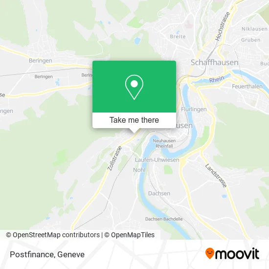Postfinance map