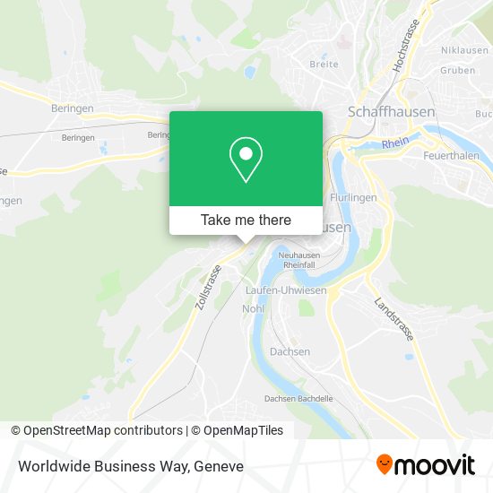 Worldwide Business Way map