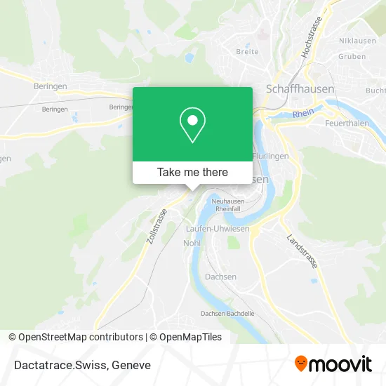 Dactatrace.Swiss map