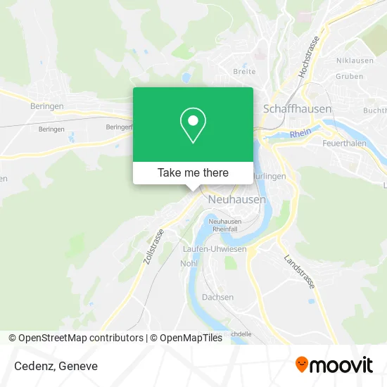 Cedenz map