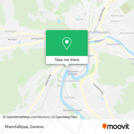 Rheinfallquai map