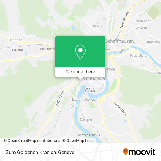 Zum Goldenen Kranich map