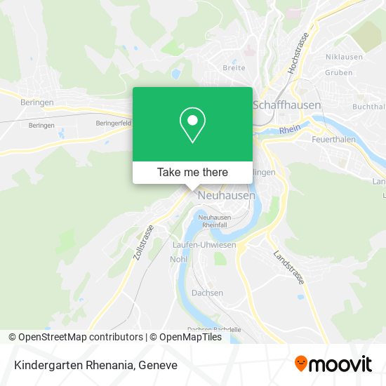 Kindergarten Rhenania map