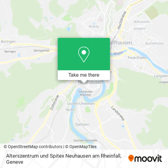 Alterszentrum und Spitex Neuhausen am Rheinfall map
