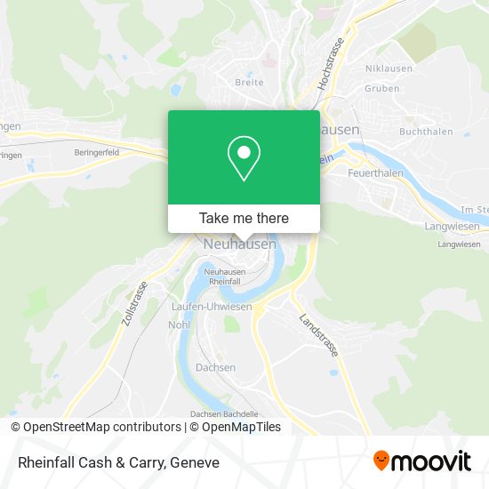 Rheinfall Cash & Carry map