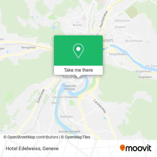 Hotel Edelweiss map
