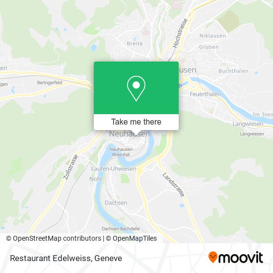 Restaurant Edelweiss plan