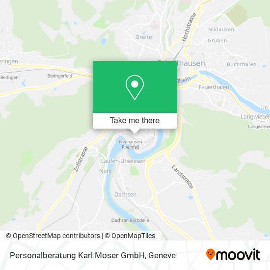 Personalberatung Karl Moser GmbH map