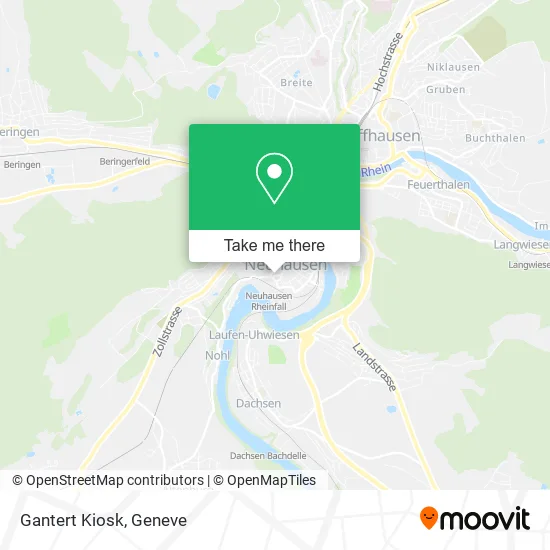Gantert Kiosk map